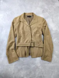 美品　訳あり　ICB オンワード樫山 スエード調　テーラードジャケット