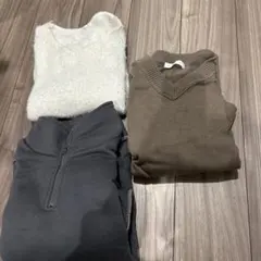 ニット　トレーナー　3点セット