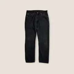 00’s USA Levi’s 505 リラックスブラックデニム w30のサムネイル