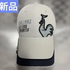 【新品】le coq sportif ゴルフ キャップ 帽子 ホワイト