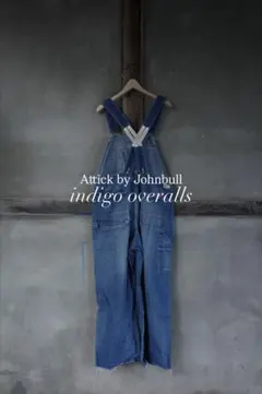 ATTICK BY JOHNBULL ジョンブル デニム オーバーオール ① Johnbull（ジョンブル） メンズ 12.5オンスデニムオールインワン