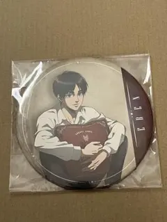 進撃の巨人　描き下ろしイラスト エレン リラックスver. BIG缶バッジ