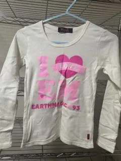EARTHMAGIC I LOVE EM 長袖カットソー