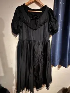 Hiroko tokumine エーベル・マリアンヌワンピース 半袖 ブラック