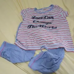 100cm☆ 女の子用 夏パジャマ 上下セットのサムネイル