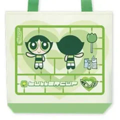 パワーパフガールズ　 バターカップ　トートバッグ　ガチャ