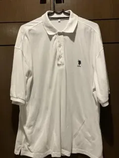U.S. POLO ASSN. ホワイトポロシャツ Lサイズ