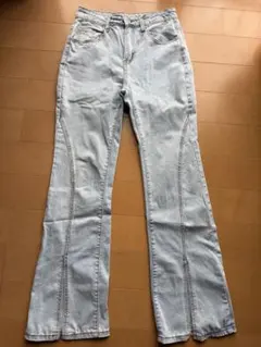 DAZY ライトブルーブーツカットデニム S ジーパン