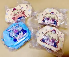 鬼滅の刃 ぽーちこれくしょん 善逸 伊之助 ポーチ 財布 4点セット