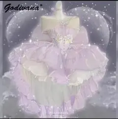 Godivana ロリータ プリンセスドレス パープル