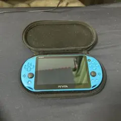 【美品】PS Vita PCH-2000 アクア・ブルー ケース付き