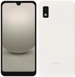 新品未使用SHARP AQUOS wish3 ホワイトSIMフリー+クリアケース
