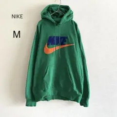 NIKE ナイキ クラブ パーカー プルオーバー フーディ グリーン M ロゴ