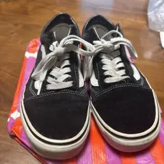 Vans オールドスクール　ブラック スエード 25センチ