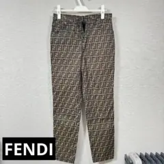 FENDI JEANS フェンディ ズッカ柄 ジャガードパンツ イタリア製 - メルカリ
