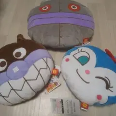 アンパンマン 顔型クッション コキンちゃん クッション だだんだん ばいきんまん
