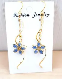 408②# ピアス ハンドメイド フラワー レジン 桜 夏ピアス 秋ピアス