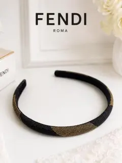 新品未使用】FENDI フェンディ ペカン柄 カチューシャ ヘアバンド