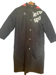le coq sportif ロングコート ベンチコート　黒ブラック