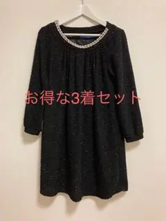 3着セット☆イッツデモ＆ペイトンプレイス　ブラックワンピース☆M☆
