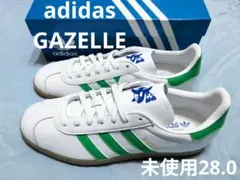 adidas GAZELLE ガゼル ホワイトカラーレザー 未使用 28.0