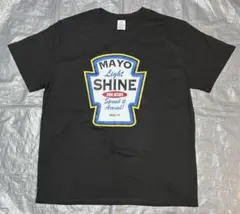 MAYO Light SHINE グラフィック Tシャツ ブラック XXXL