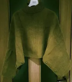 【レア超美品】★ZARA★タートルネッククロップドニット★ポンチョ★2ウェイ