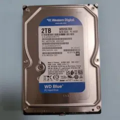 【新古品使用時間10時間以内】HDD 2TB 3.5インチ