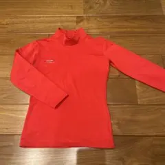 TIGORA ハイネックシャツ レッド サイズ140 インナー　裏起毛