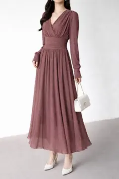 【値下げ！】COCOMOMO ピンク　パーティードレス