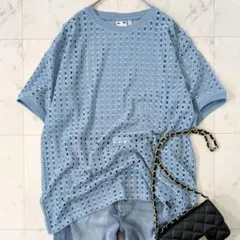 X-girl エックスガール Tシャツ CROCHET S/S TEE クロシェのサムネイル