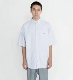 NORTH FACE PURPLE LABEL ストライプ OX シャツ　半袖