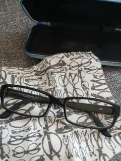 【度入り】Zoff メガネ ブラックフレーム