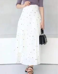 MERCURYDUO アシメレイヤードフレアスカート　新品タグ付