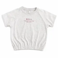 バースデイ 半袖ロゴTシャツ オートミール 100cm