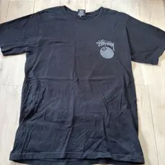 Stussy ブラック Tシャツ Sサイズ 8ボールデザイン