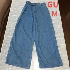 ガウチョパンツ デニム