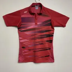 YONEX ヨネックス ポロシャツ Mサイズ レッド テニスウェア　メンズ