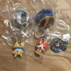 妖怪ウォッチ めじるしアクセサリー ガチャ コンプリートセット 4