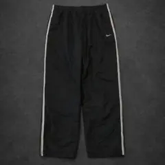 00s Nike ワイド トラックパンツ サイドライン テック系ストリート XL