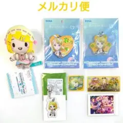 【鏡音リン】ふわぷちサンリオ／ハート型缶バ／アクキー／カラ館アクキー／メモステ他