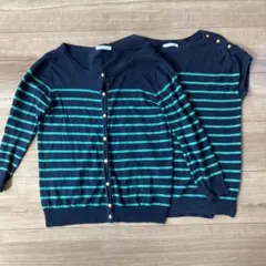 テチチ　ボーダーツインニット