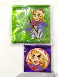 鬼滅の刃 こどもの日2022 アクリルスタンド 缶バッジ 煉獄杏寿郎 2点セット