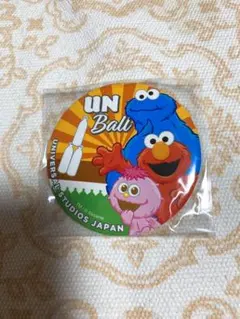 UN Ball セサミストリート 缶バッジ