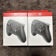 新品未開封　Switch2 Pro コントローラー 純正プロコン2個セット