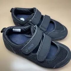 asics ブラック サンダル 18.0cm