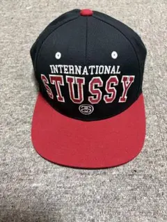 STUSSY INTERNATIONAL SPORT ブラックキャップ - メルカリ