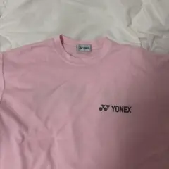 YONEX ピンク Tシャツ ロゴ入り