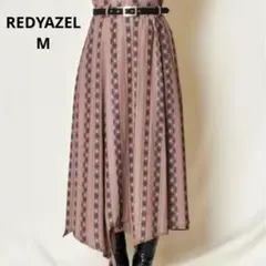 REDYAZEL M 細ベルト付き オリジナルチェック ストライプ レディアゼル