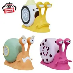 ワンピース 電伝虫スピーカー　ロビン　ジンベイ　バーソロミュー・くま 3種セット